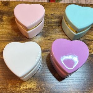 Jewelry heart shaped boxes